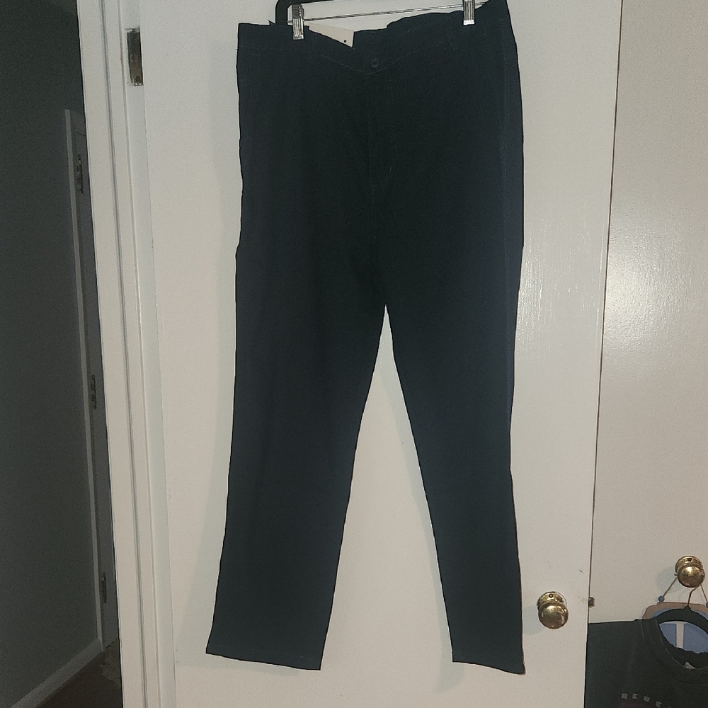 Classic Straight Leg Blue Jeans
